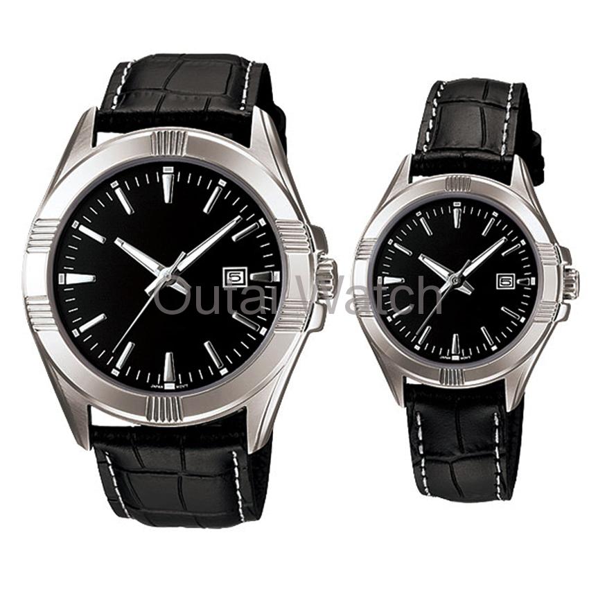 High quality China manufacturer leather couple watch