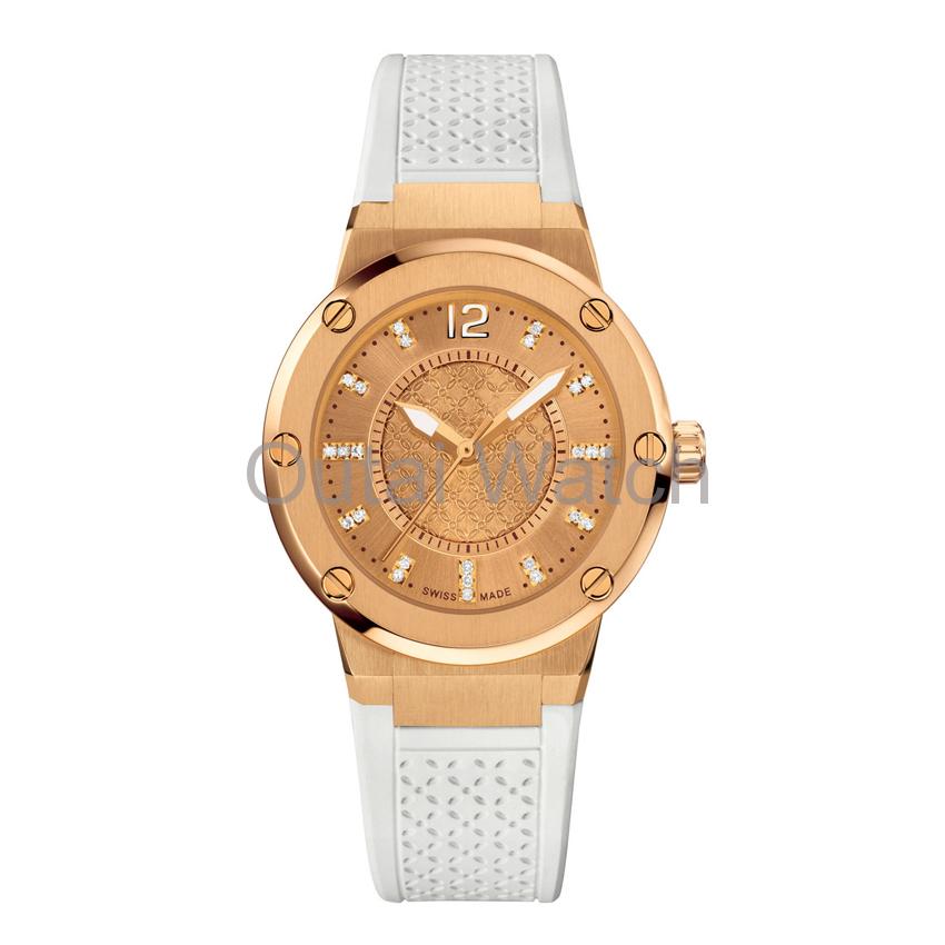 rhinestones setting alloy lady watch