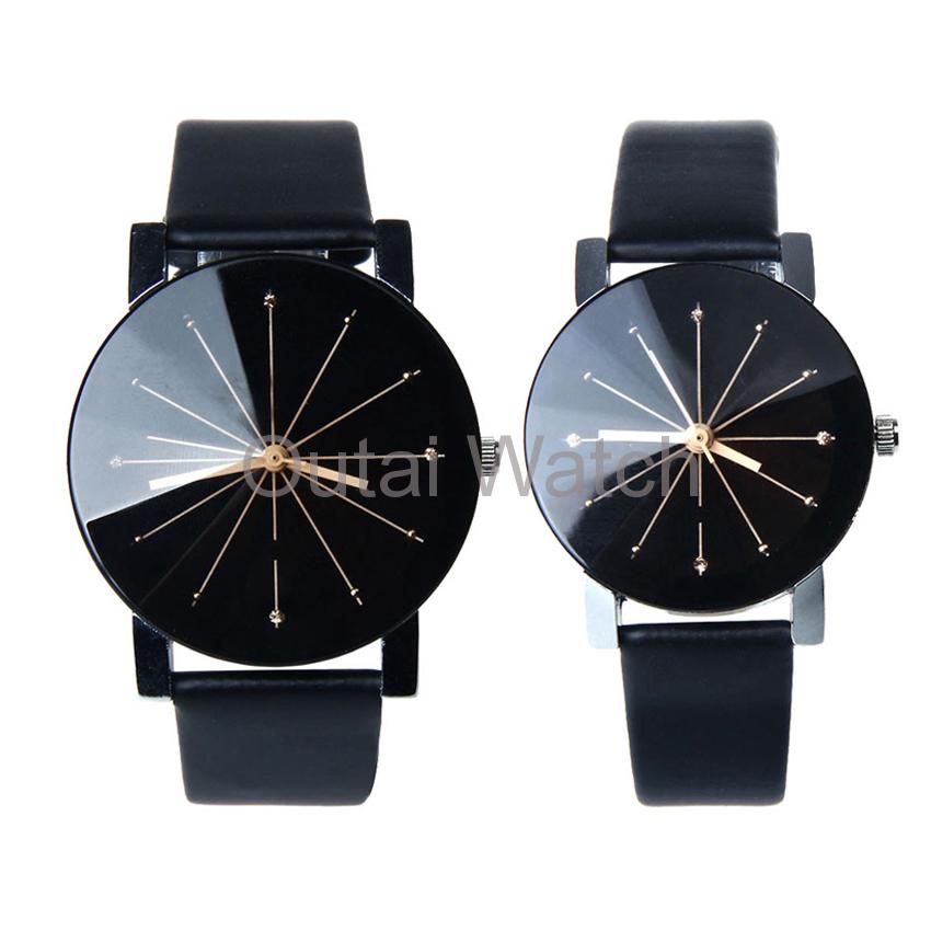 china supplier couple lover wrist stainless leather watch