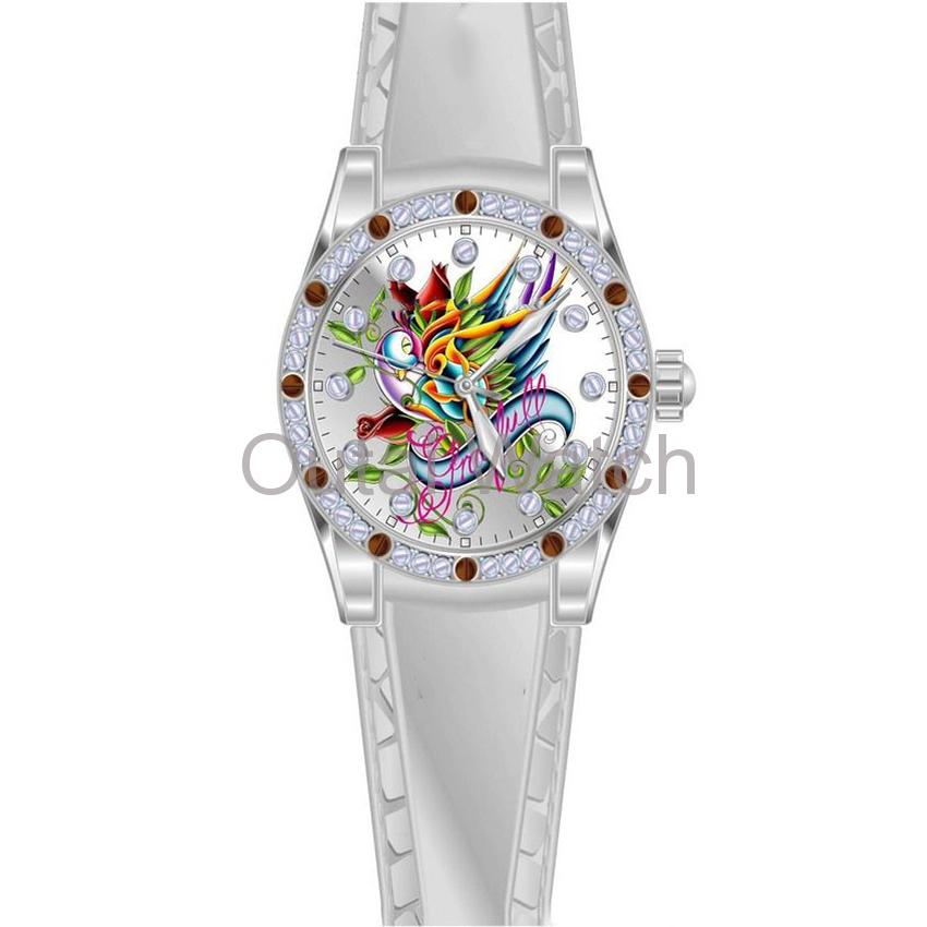 phoenix look dial stainless steel fashion lady watch