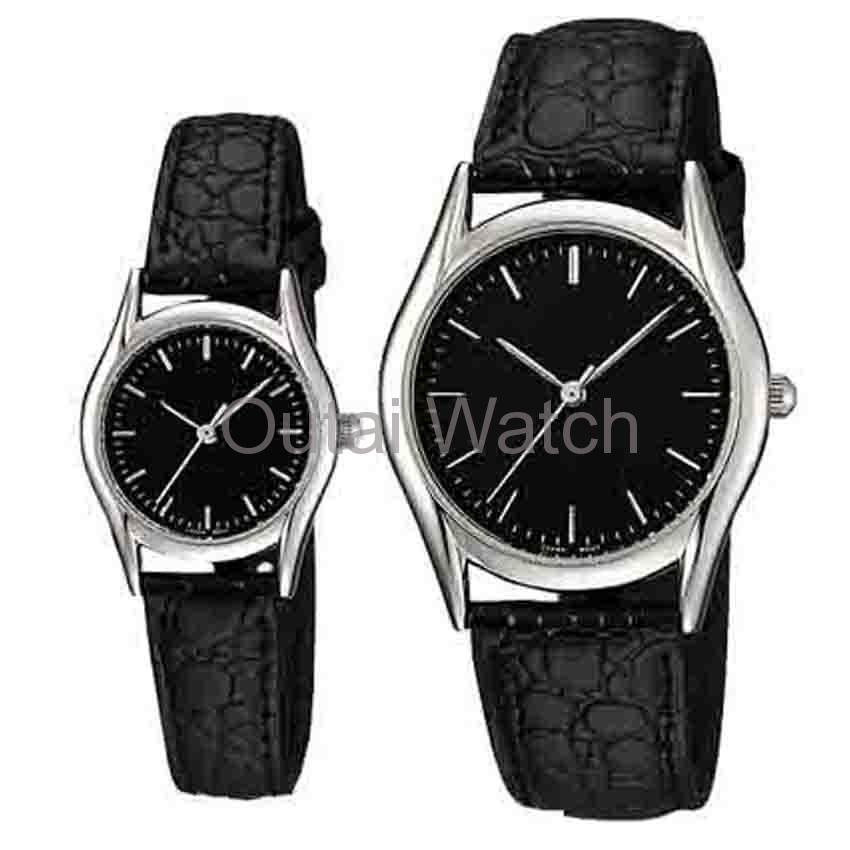 2015 Fashion style couple watch leather strap vintage watches