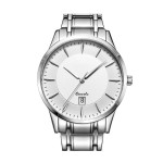 stainless steel slim men's watch